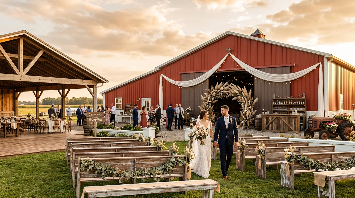 Choosing a Rustic Wedding Venue: How the Red Barn Balances Charm and Convenience