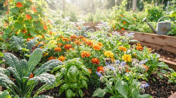Editorial illustration for How Companion Planting Works: A Scientific Guide for Gardeners